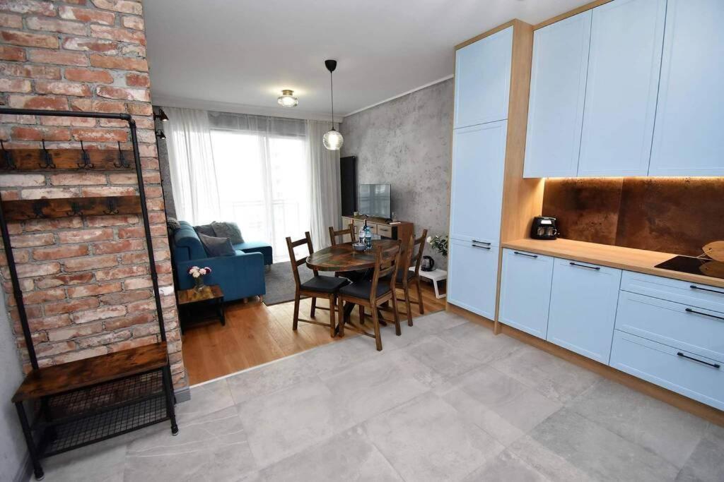 Apartament Blue Bastion Walowa 23C Z Klimatyzacja I Miejscem Parkingowym W Podziemnym Parkingu Gdaňsk Exteriér fotografie