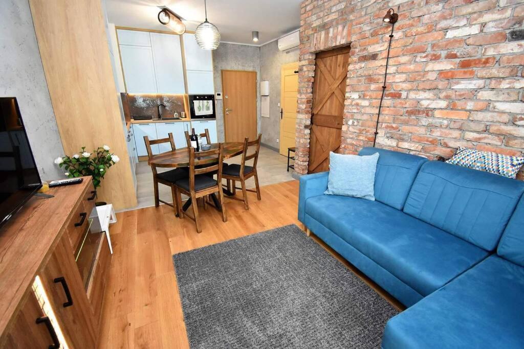Apartament Blue Bastion Walowa 23C Z Klimatyzacja I Miejscem Parkingowym W Podziemnym Parkingu Gdaňsk Exteriér fotografie