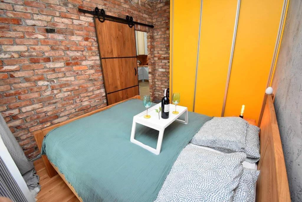 Apartament Blue Bastion Walowa 23C Z Klimatyzacja I Miejscem Parkingowym W Podziemnym Parkingu Gdaňsk Exteriér fotografie
