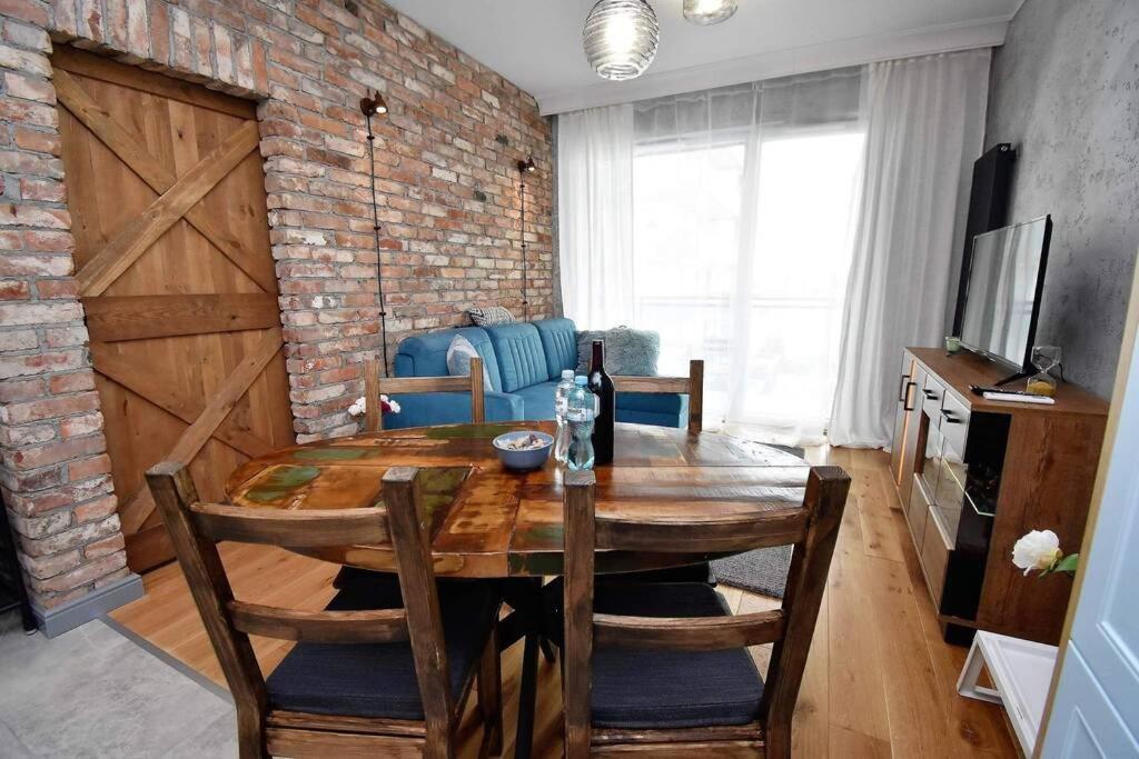 Apartament Blue Bastion Walowa 23C Z Klimatyzacja I Miejscem Parkingowym W Podziemnym Parkingu Gdaňsk Exteriér fotografie